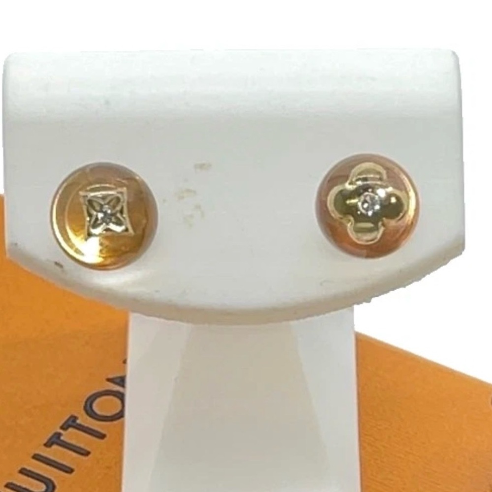 Louis Vuitton Gold Boucle Bubble Earrings